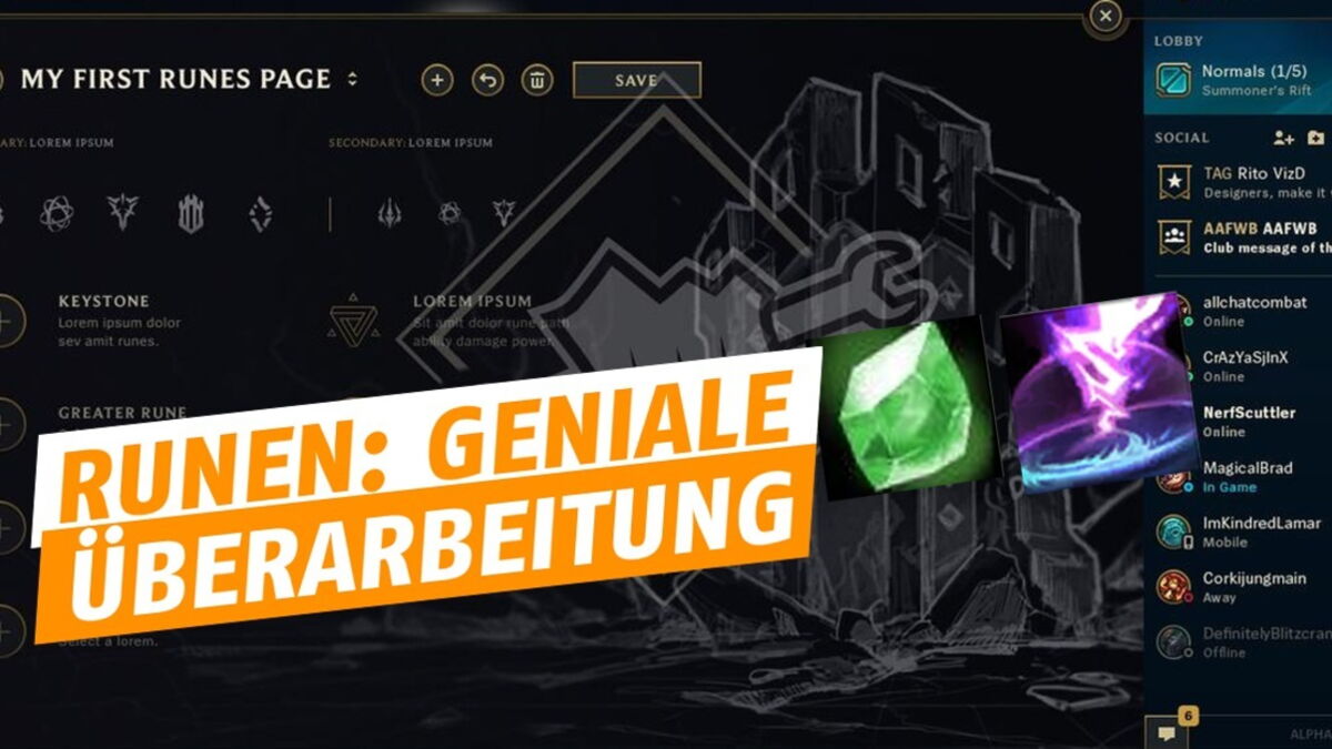 Riot präsentiert die neuen Runen