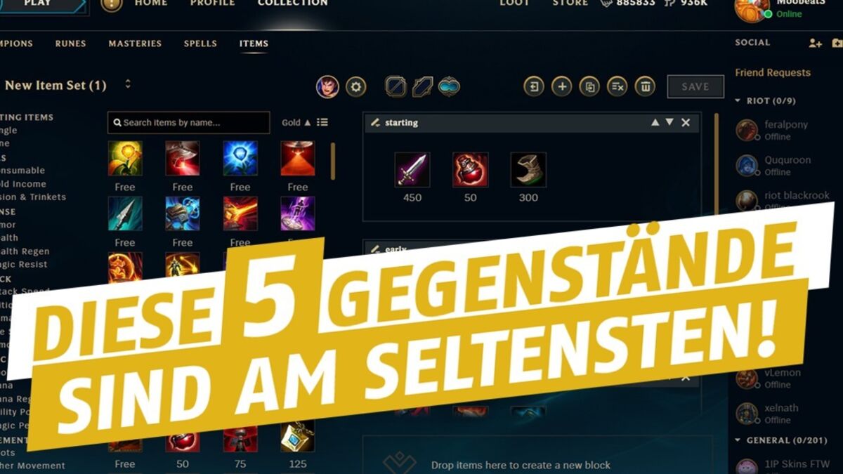 League of Legends Diese 5 Objekte sind so selten, dass man sie fast vergessen hat