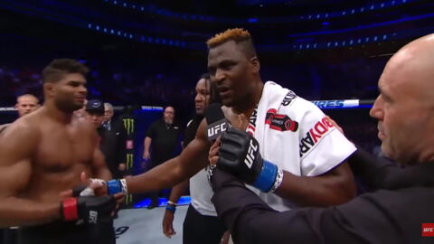 Francis Ngannous bewegende Worte nach seinem K.o.-Sieg gegen Alistair Overeem