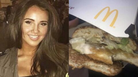 Eine McDonald's-Kundin macht eine schockierende Entdeckung in ihrem McChicken