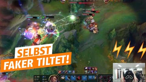 League of Legends: Faker zeigt endlich Tilt-Anzeichen im Stream