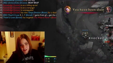 League of Legends: Gamerin feedet absichtlich während eines Live-Streams auf Twitch
