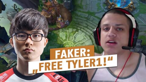 League of Legends: Faker verteidigt Tyler1 in seinem Stream