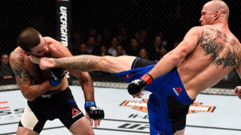 Donald "Cowboy" Cerrone macht Matt Brown bei der UFC 206 mit einem tollen Head Kick fertig