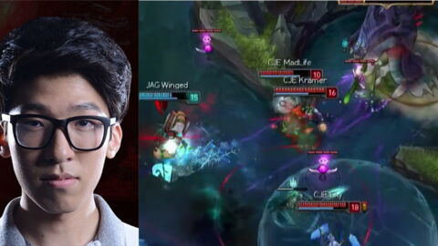 League of Legends: LCK! Ein südkoreanischer Spieler setzt Taliyahs Ulti perfekt ein