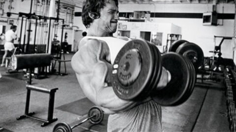 Arnold Schwarzenegger zeigt seine Lieblingsübung für den Bizeps