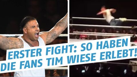 Tim Wiese gibt ein spektakuläres Wrestling-Debüt