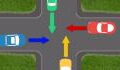 Vorfahrtsquiz: Welches Auto darf zuerst fahren?