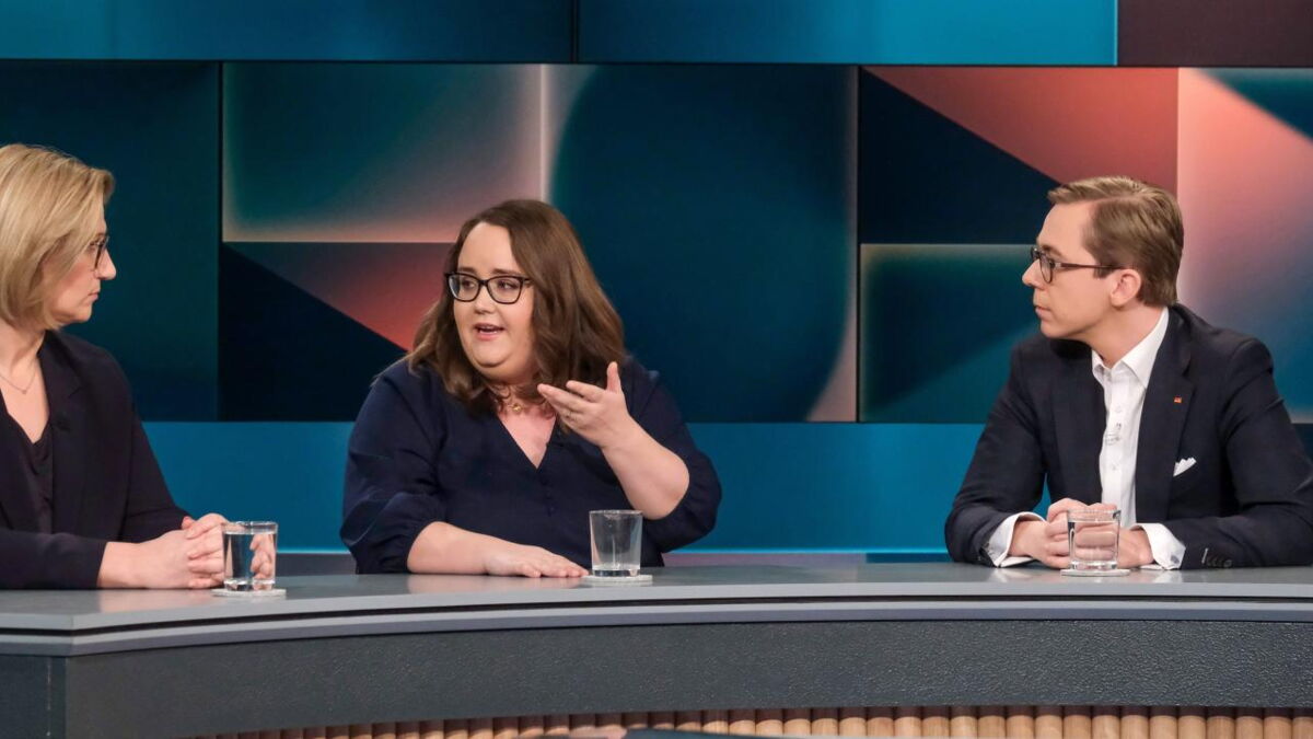 "Totalverweigerer" Ricarda Lang und Philipp Amthor streiten bei "Hart aber fair" über