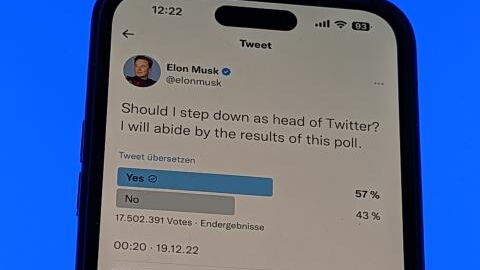 Elon Musk reagiert auf Umfrage: Wird er als Twitter-Chef zurücktreten?