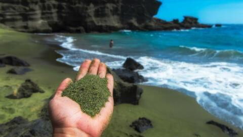 Geniale Idee: Grüner Sand soll Klimawandel aufhalten