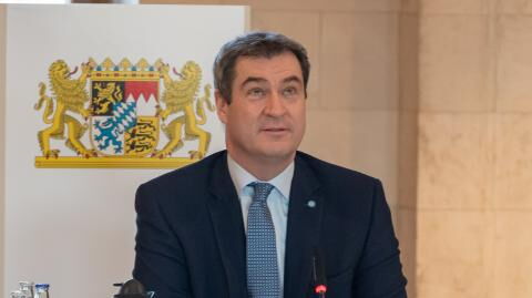 Große Ziele für die Bundestagswahl: Markus Söder (CSU) stichelt gegen Hubert Aiwanger (Freie Wähler)