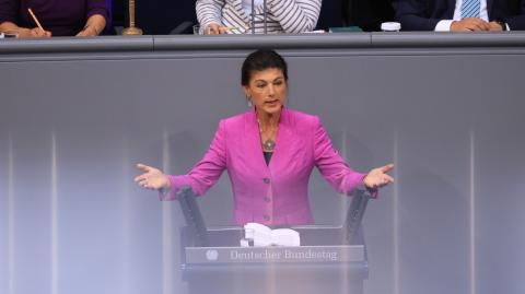 Sahra Wagenknecht in Brandenburg: Scharfe Kritik an Stationierung von US-Raketen in Deutschland