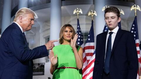 Joe Biden: Übler Seitenhieb gegen Donald Trumps Sohn Barron