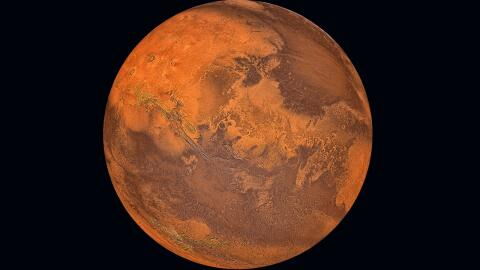 Der Mars enthüllt seine furchterregenden Winterlandschaften bei - 100 Grad Celsius