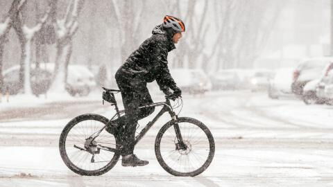 Radfahren bei Schnee: Mit diesem Tipp seid ihr sicherer unterwegs