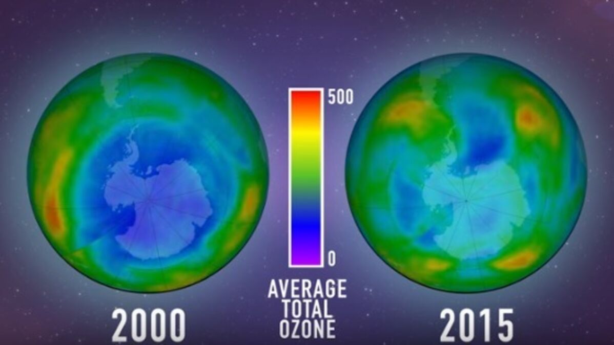 Le trou dans la couche d'ozone est en train de se refermer