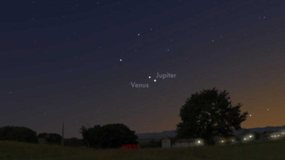 Ne manquez pas la rencontre exceptionnelle entre Vénus et Jupiter dans — free download