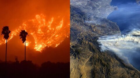 Les incendies en Californie ont pris une telle ampleur qu'ils sont visibles depuis l'espace