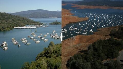 Des photos avant/après révèlent l'alarmante sécheresse qui frappe la Californie