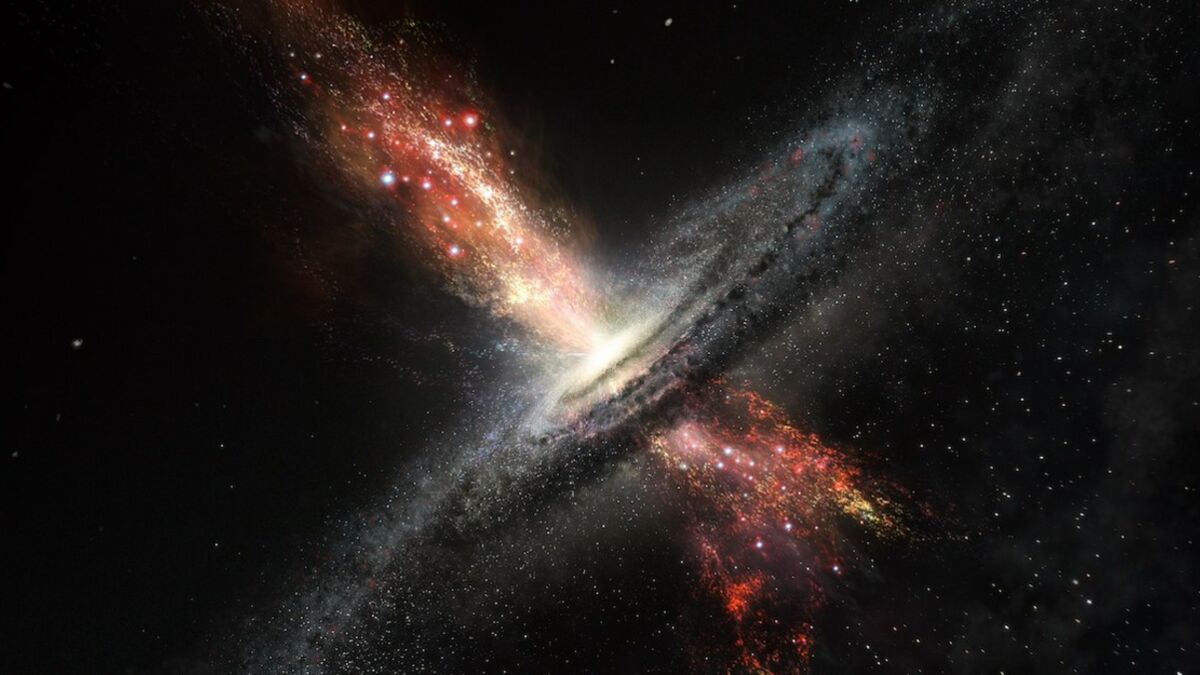 Trou Noir Au Confin Du Savoir Ce monstrueux trou noir supermassif grossit à une vitesse vertigineuse
