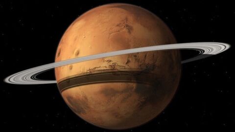Un jour, Mars pourrait se parer d'un anneau... comme Saturne