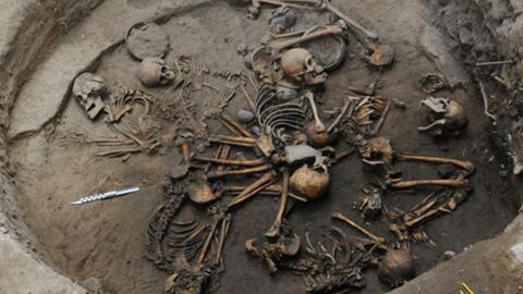 Un étrange arrangement de squelettes pré-aztèques découvert près de Mexico