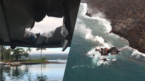 Une "bombe de lave" tombe sur un bateau et fait une vingtaine de blessés à Hawaï