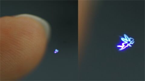 Des scientifiques ont mis au point d'incroyables hologrammes que l'on peut toucher