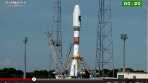Vidéo : une fusée Soyouz place en orbite deux satellites Galileo