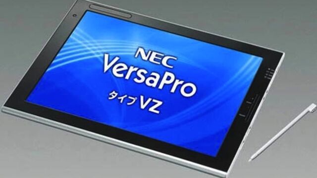 NEC VersaPro VZ : Windows 7 hébergé par une tablette 12 pouces