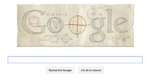 Google Doodle : Leonhard Euler, les 306 ans du père de la fonction mathématique célébré par Google