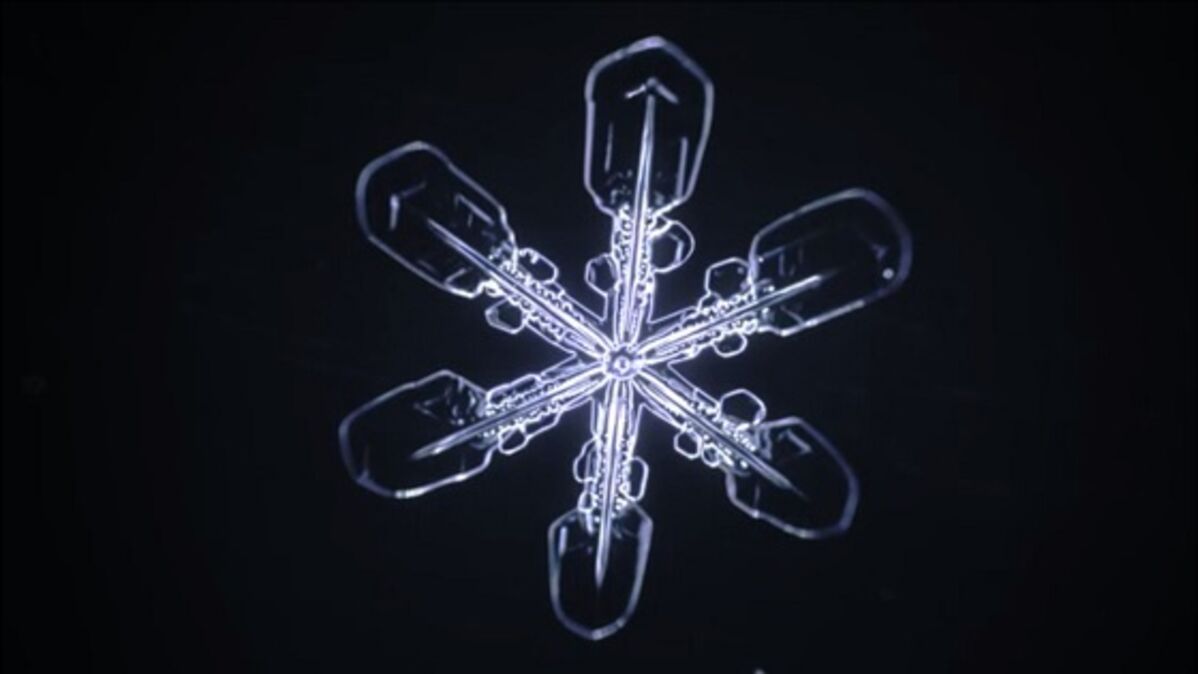 La merveilleuse formation des flocons de neige filmée en time-lapse