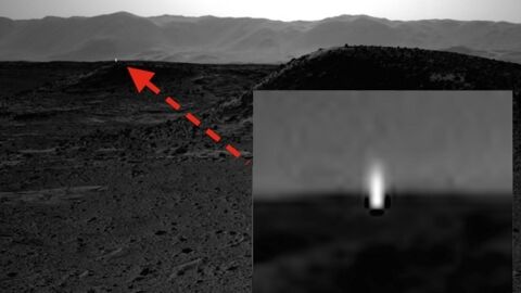 Curiosity photographie une étrange lumière sur Mars