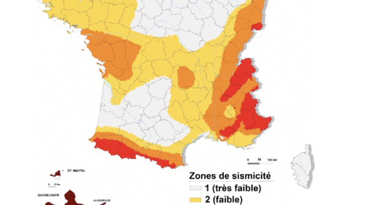 France : une nouvelle carte de zonage sismique