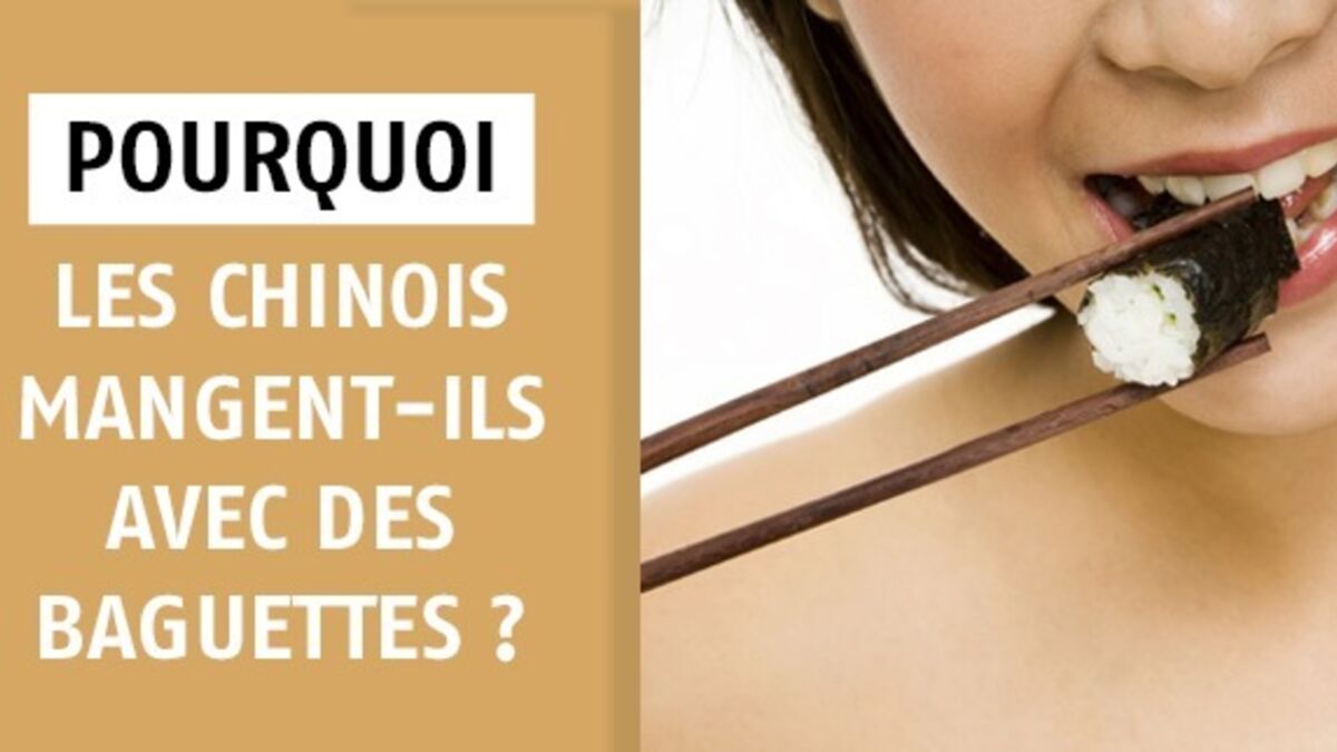 Pourquoi les Chinois mangent-ils avec des baguettes ?