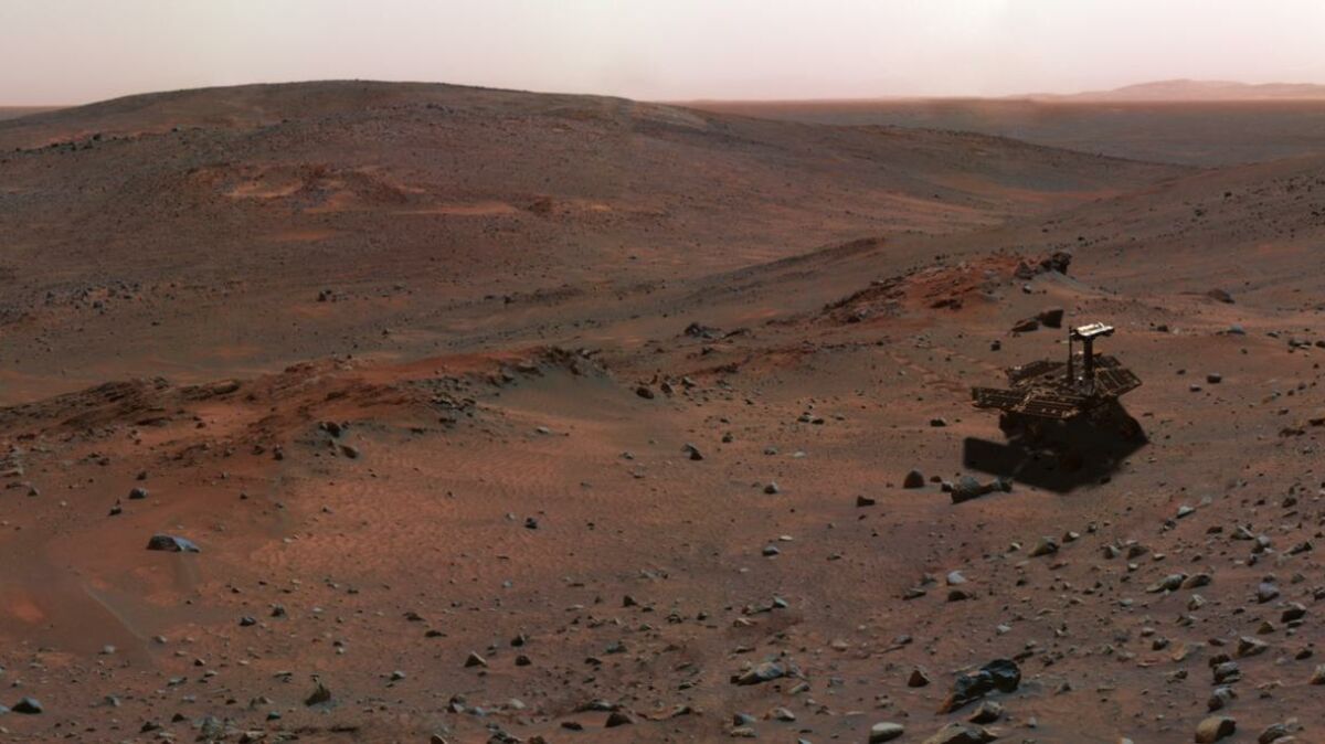 OVNI : une étrange forme filmée sur Mars par le Rover Spirit