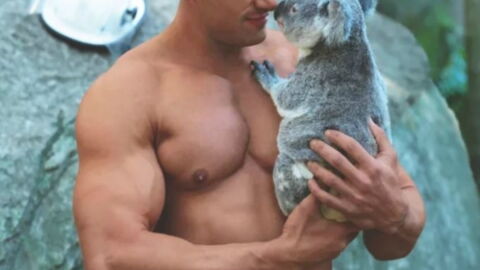Australian Firefighters Pose With Cute Animals For A Good Cause