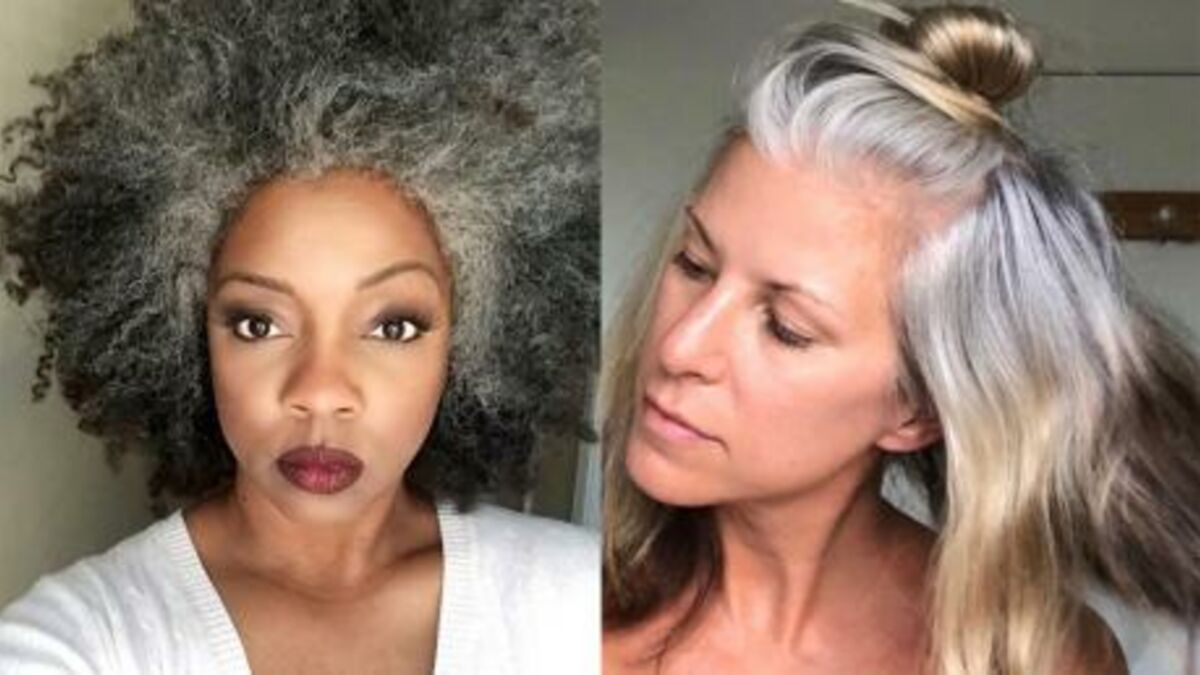 These Women Are Posting Pictures Of Their Grey Hair On Social Media For An  Important Reason