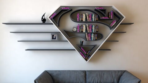 He Turns A Boring Old Bookcase Into Something Charming For His Wife