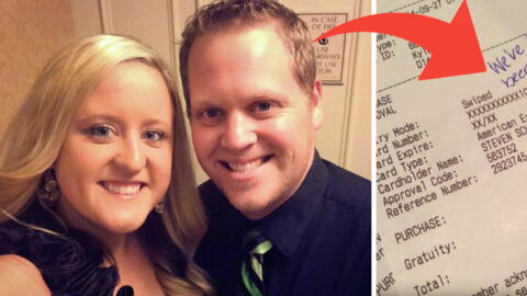 After Receiving Terrible Service, These Customers Left A Message On Their Bill That Left Their Waiter Speechless