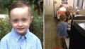 This little boy had the most beautiful reaction when he met a homeless man in a fast food restaurant