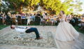 Bride casts a truly magic spell on her magician groom during their first dance