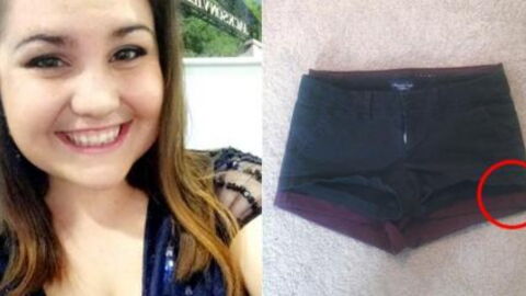 She Made A Shocking Discovery When She Bought A New Pair Of Shorts