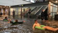 That Time When Heavy Rainfall Turned A Swedish Train Station Into A Swimming Pool