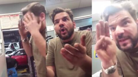 After finding out he'll be having triplets this man has the most hilarious reaction