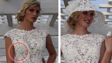 One Weird Detail About These Wedding Dresses Is Driving The Internet Crazy