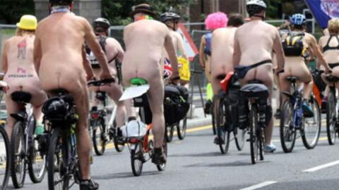 Strange Reason Behind Naked Bike Ride Revealed!