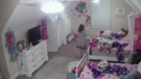 A Mother Put a Camera in Her Daughter's Room and Realized That Someone Was in There With Her