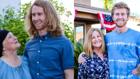 This man grew his hair for 2 years after his mom got cancer for this heartwarming reason